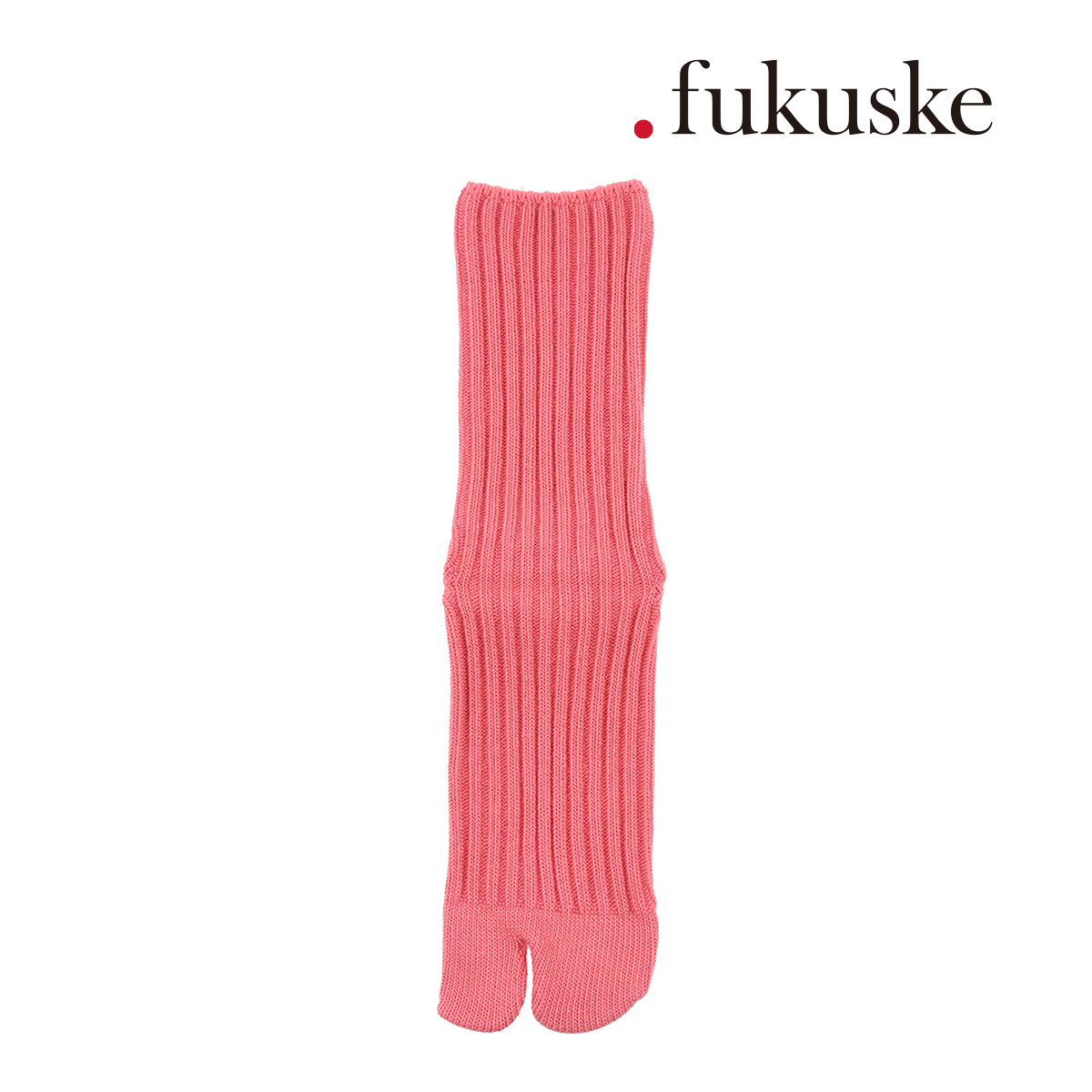 fukuske(ドット福助) ： 無地 ソックス クルー丈 足袋型 ラメ糸(3130 