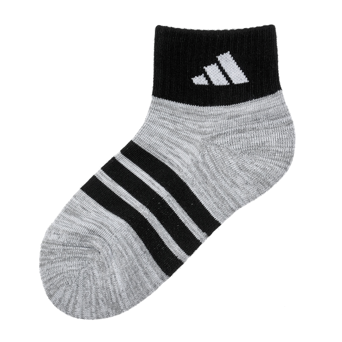 adidas(アディダス)】3足組 靴下 DEO 足首ロゴ 甲部分3本ライン