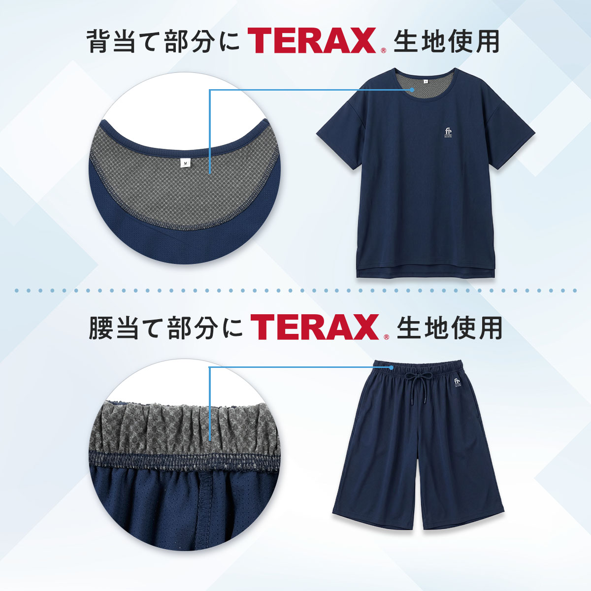 TERAX生地使用箇所