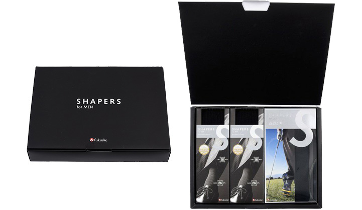 SHAPERS for MEN シェーパーズ 着圧 靴下 ギフトボックス 3足セット