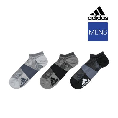 メンズ Adidas アディダス 3足組 吸水 異柄 スニーカー丈 ソックス 福助オンラインストア メンズ Adidas アディダス 3足組 吸水 異柄 スニーカー丈 ソックス 福助オンラインストア