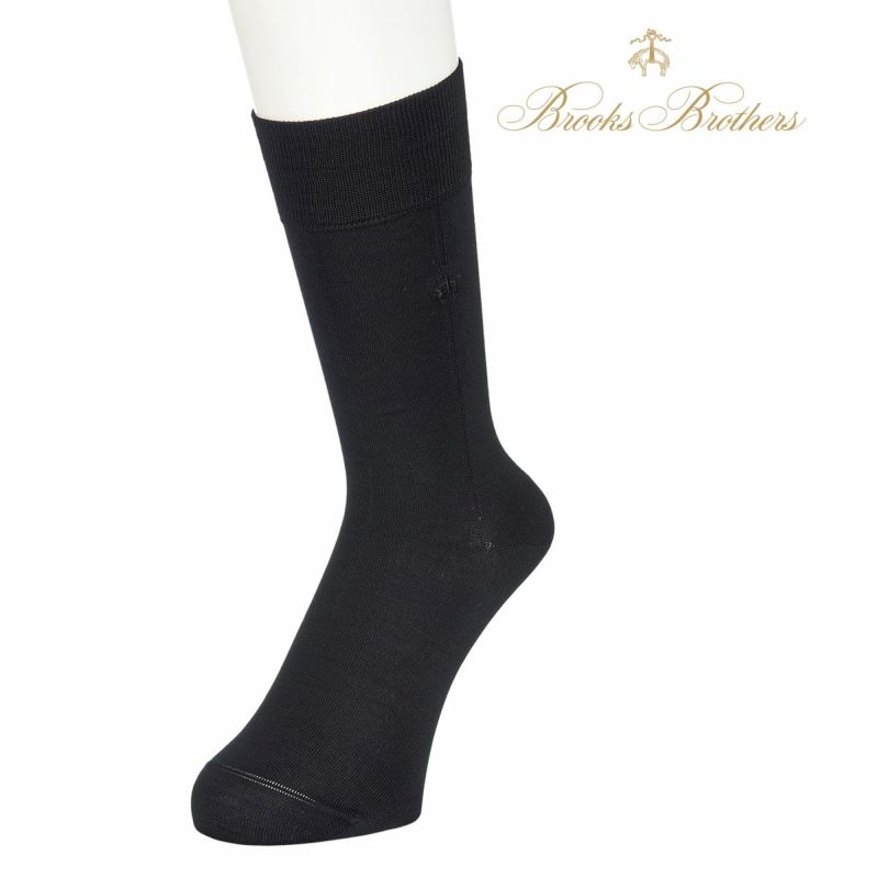メンズBrooksBrothers(ブルックスブラザーズ)センターラインハイポイント刺繍クルー丈ソックス