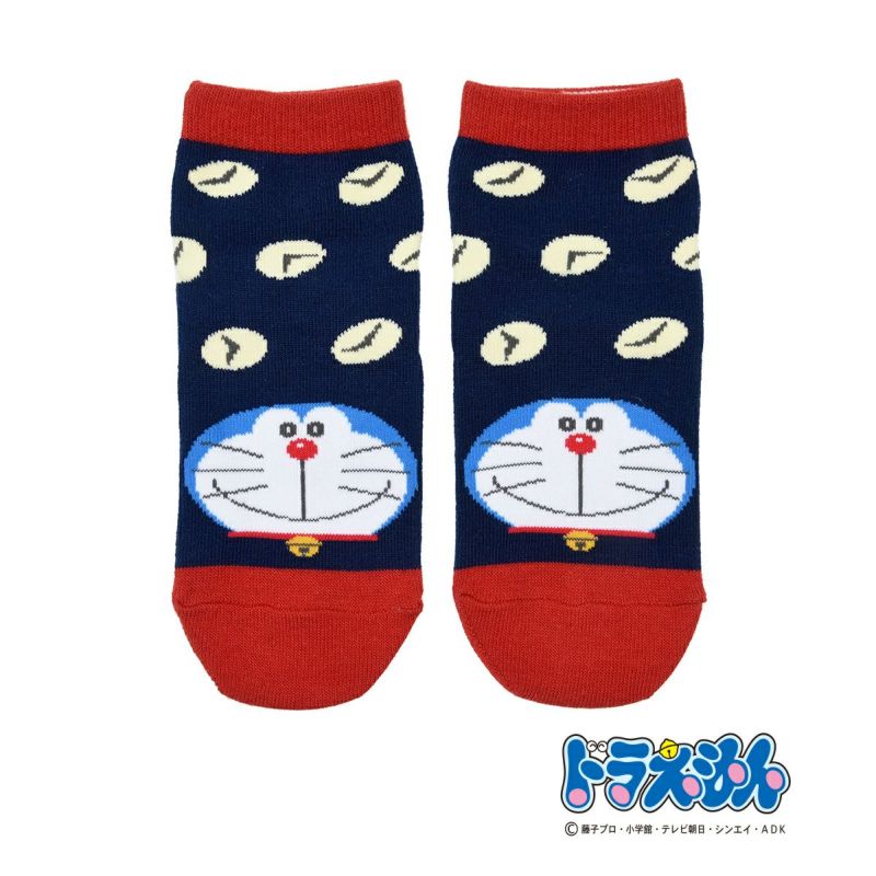 キッズ ドラえもん タイムふろしき柄 クルー丈 ソックス 福助オンラインストア キッズ ドラえもん タイムふろしき柄 クルー丈 ソックス 福助オンラインストア