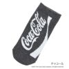 レディース「Coca-Colaコカ・コーラ」ベーシックロゴスニーカー丈ソックス