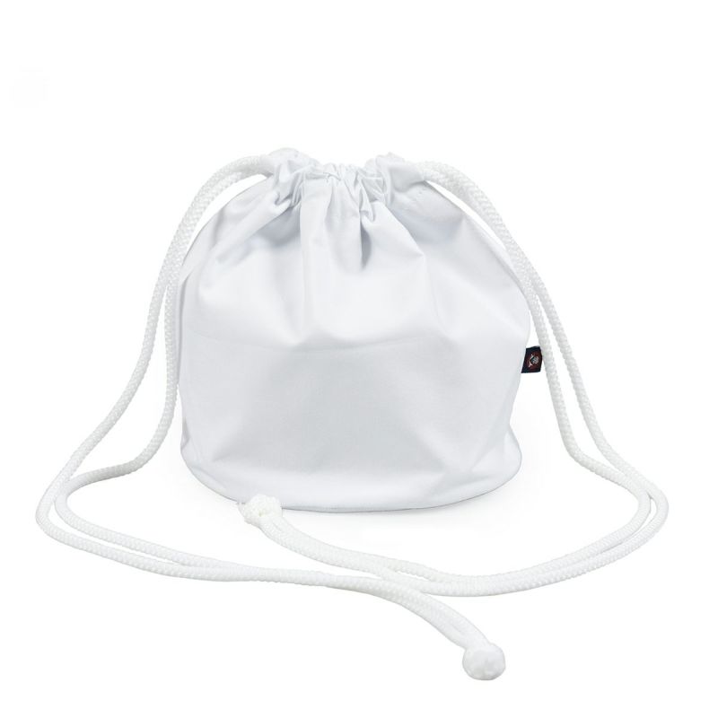 バッグ巾着メンズレディースコットンホワイト