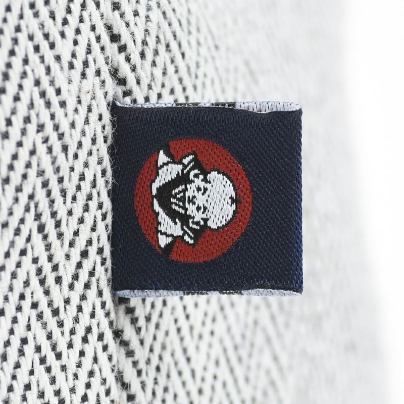 バッグ巾着メンズレディースコットングレー