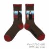 レディースソックス千尋とカオナシプリントリブ