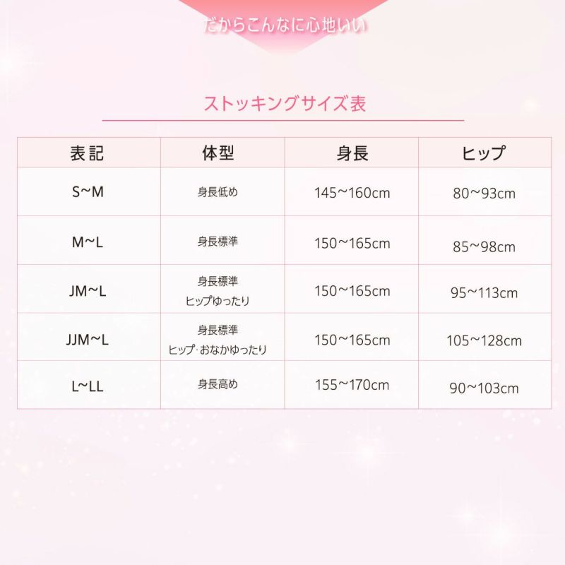 レディースストッキング無地SCYゾッキ後長マチ付き