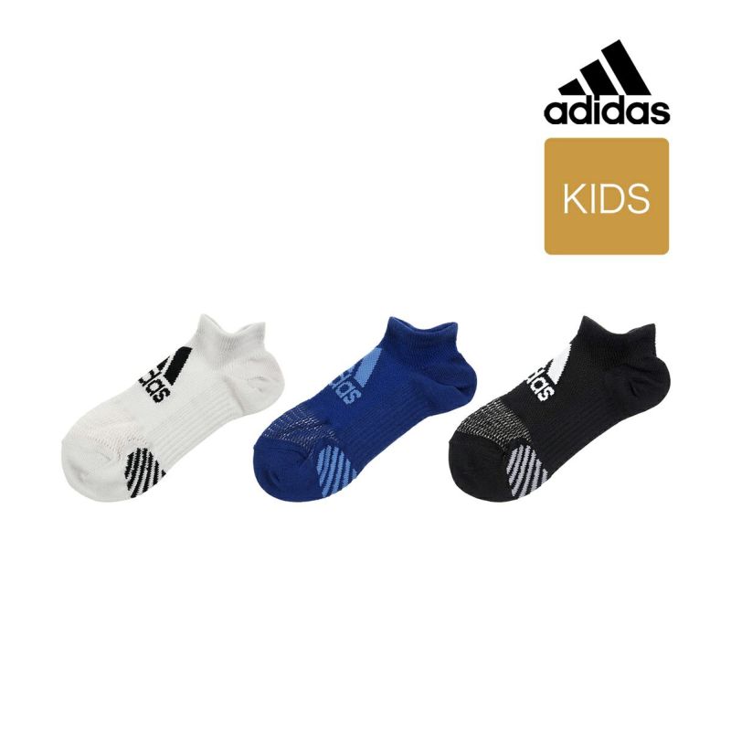 靴下 キッズ レディース adidas (アディダス) 3足組 スーパーメッシュ