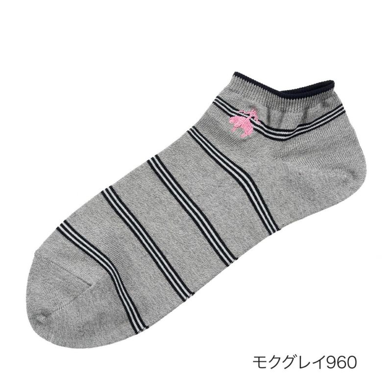 メンズソックス細ボーダー