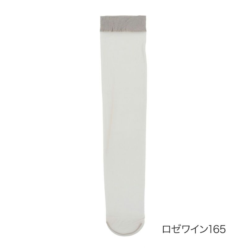 レディースストッキング無地セミトゥスルー