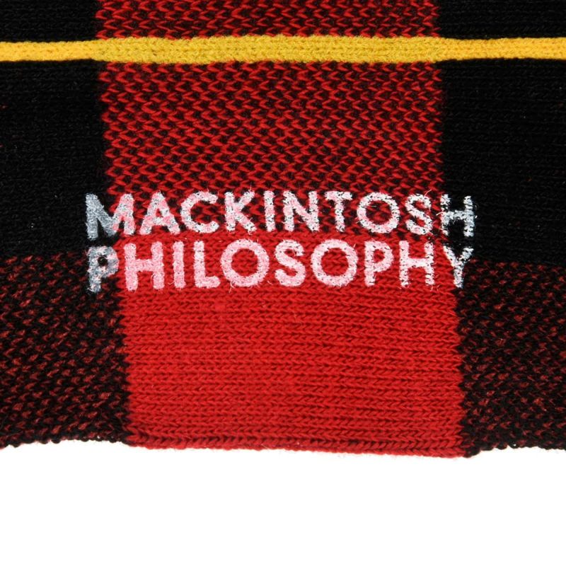 レディースソックスタータンチェック柄カジュアル