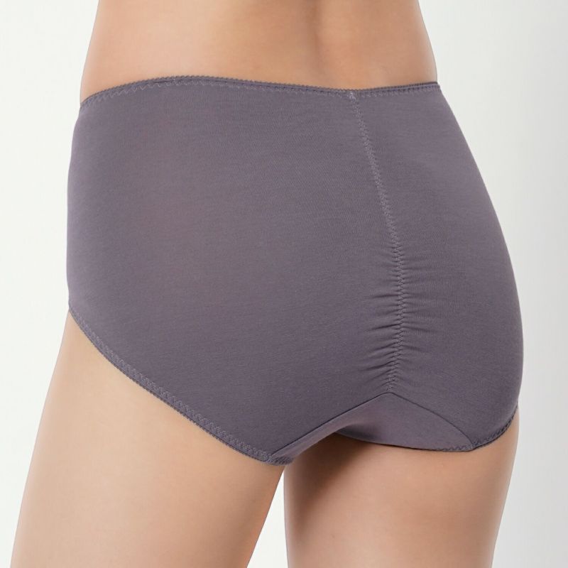 レディースインナー無地一部レース吸汗速乾加工抗菌防臭引き締め