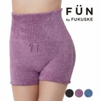 fukuske FUN (フクスケファン)： 腹巻付きオーバーパンツ 1分丈