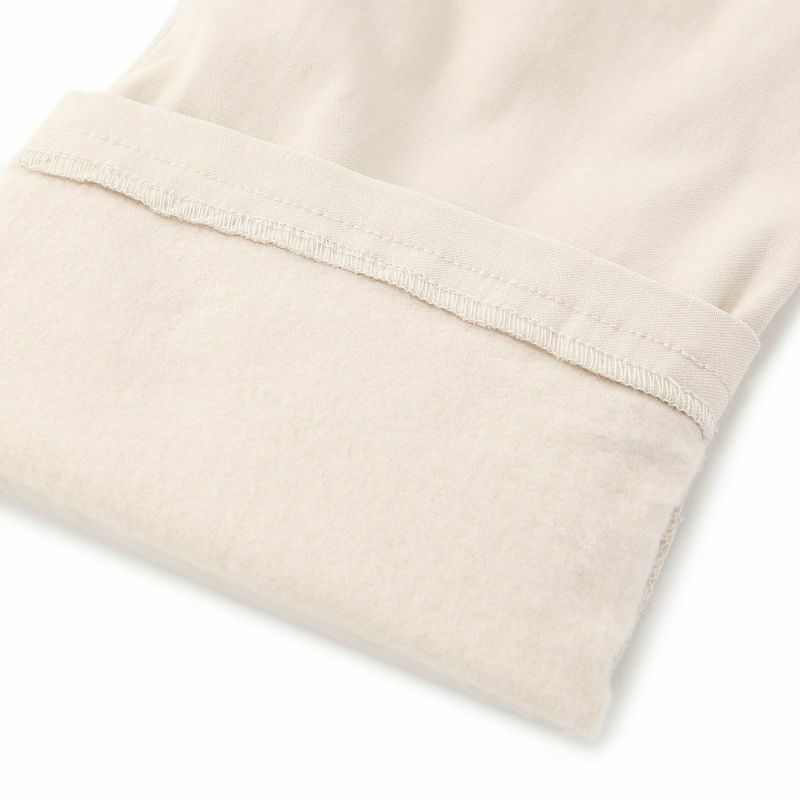 レディースインナー女性婦人フクスケfukuske無地ダウン防寒