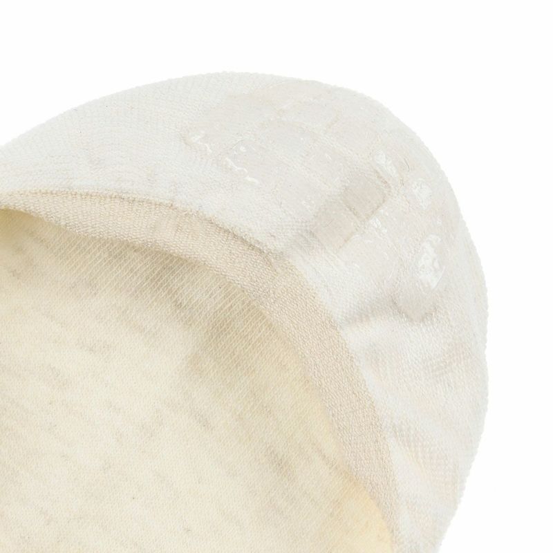 無地浅履きつま先かかと補強