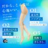 無地コンジュゲートゾッキUV吸収抗菌防臭パンティ部メッシュ編み