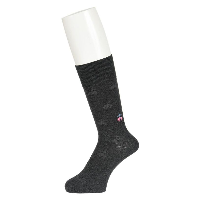 ゴールデンフリース総柄ワンポイント刺繍