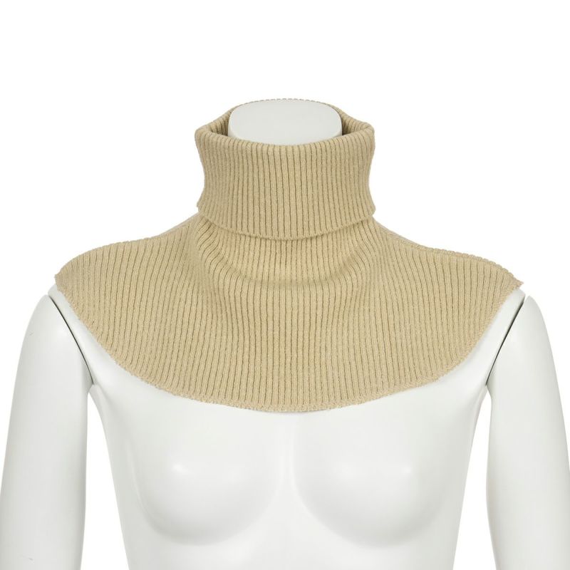 防寒対策重ね着風タートルネック風