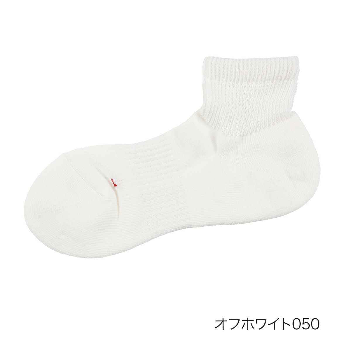 【fukuskeFUN(フクスケファン)：NewNormalSocks】靴下杢柄無地ショート丈土踏まずサポート(3FC05W)
