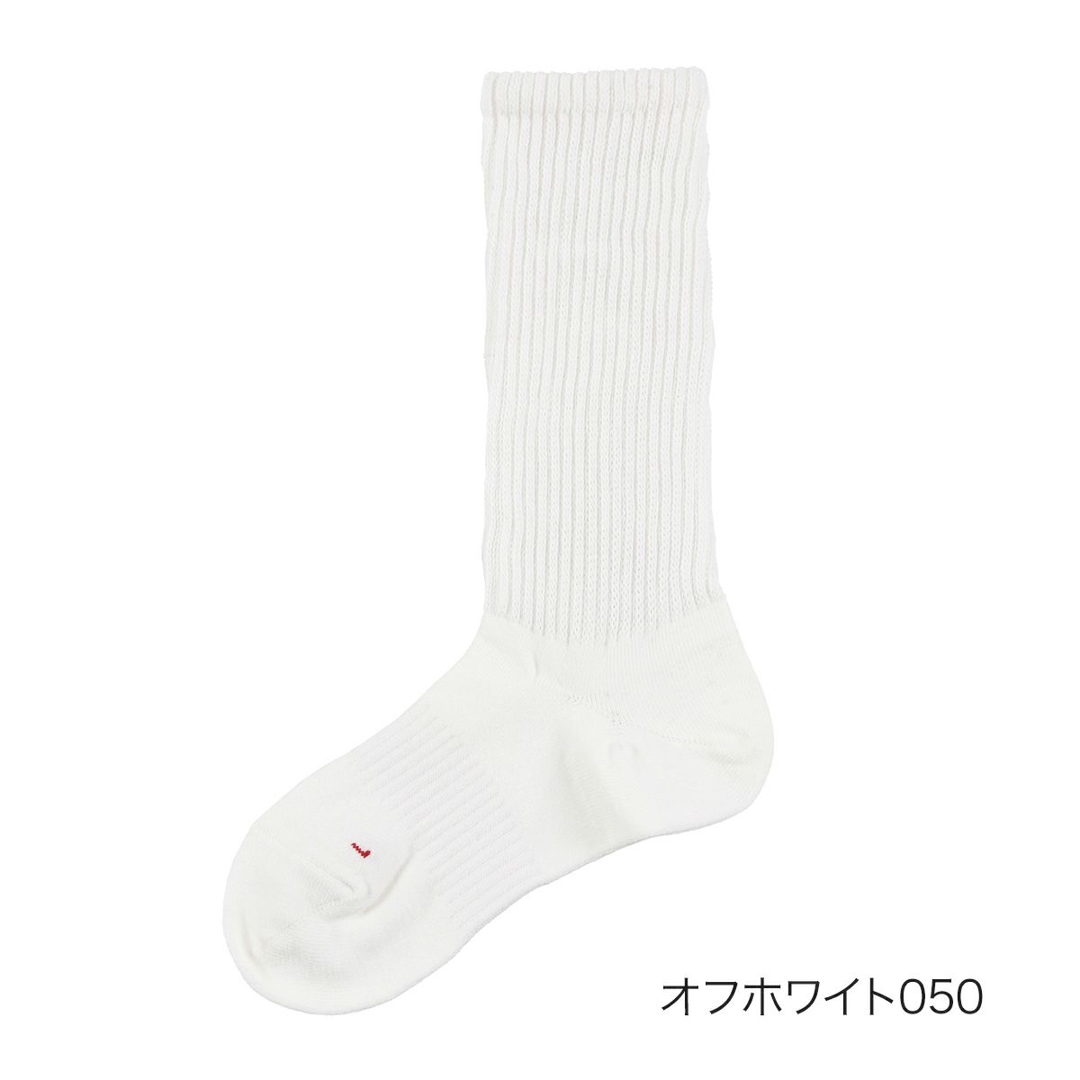 【fukuskeFUN(フクスケファン)】靴下NewNormalSocks杢柄無地クルー丈土踏まずサポート(3FC07W)