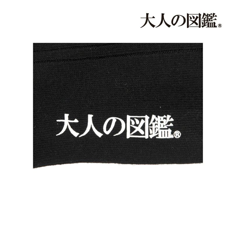 【大人の図鑑】靴下古代エジプト編無地リブラインワンポイント刺繍ショート丈ファラオ(3182-05N)