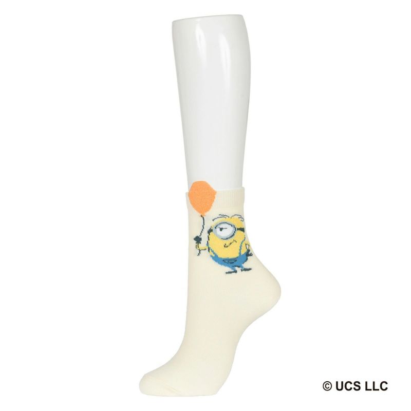 【ミニオンズ】靴下部分ブークレクルー丈ミニオンズ(350-15M4)