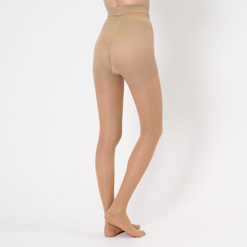 【スーパーサポート】パンティストッキングヒップサポートタイプ無地140デニール相当(強着圧)つま先かかと付(103-2031)