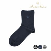 BrooksBrothers (ブルックスブラザーズ)： 無地 リブ クルー丈