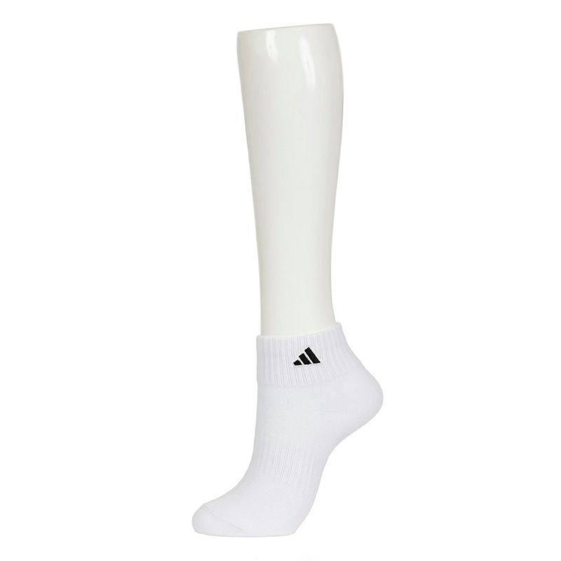 【アディダス】3足組靴下SCHOOLSOCKS無地ワンポイントロゴショート丈つま先かかと補強(123-15V2)