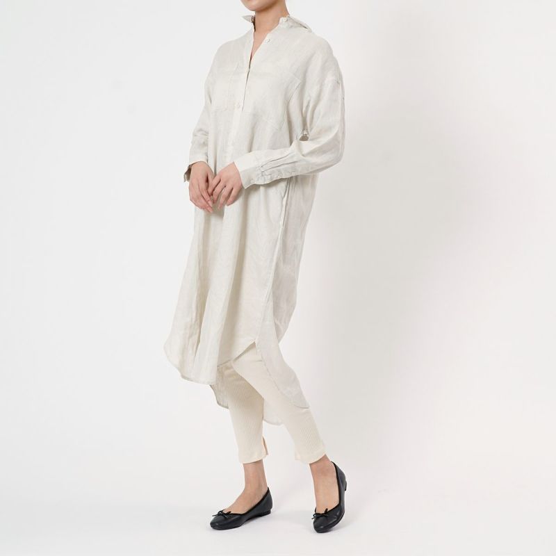 【kihada(キハダ)】レギンス無地九分丈内側スリット(75-3049B)