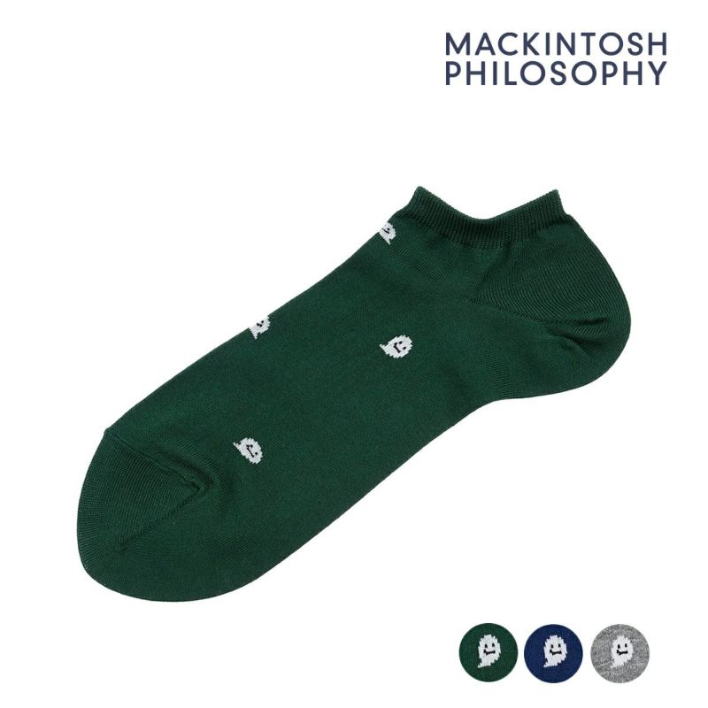 【マッキントッシュフィロソフィー】靴下おばけ柄スニーカー丈(2M542)