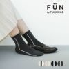 【fukuskeFUN(フクスケファン)：キレイ見え】靴下無地ラメラインクルー丈(3162-31N)