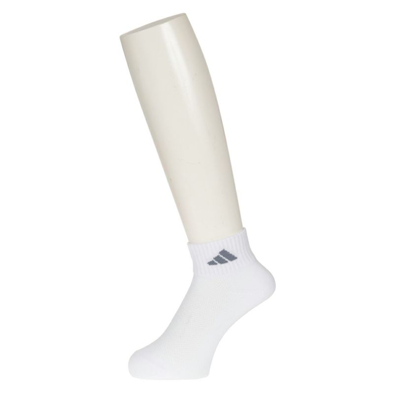 【アディダス】3足組靴下無地ワンポイントショート丈(06017W)