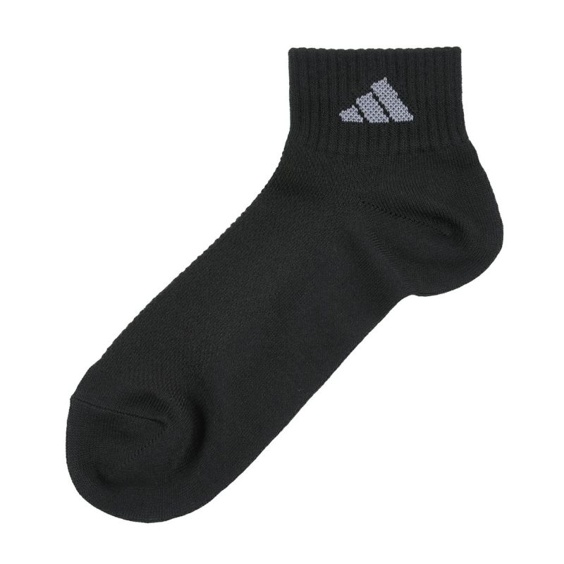 【アディダス】3足組靴下無地ワンポイントショート丈(06017W)