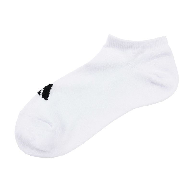 【アディダス】3足組靴下DEO無地ワンポイントスニーカー丈つま先かかと補強(06085W)