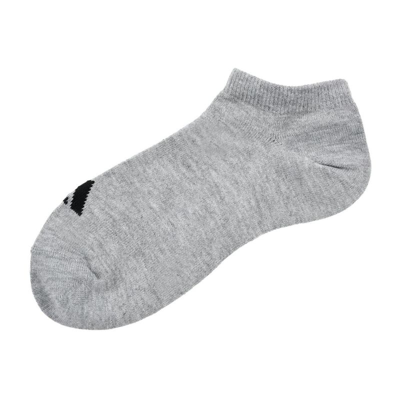 【アディダス】3足組靴下DEO無地ワンポイントスニーカー丈つま先かかと補強(06085W)