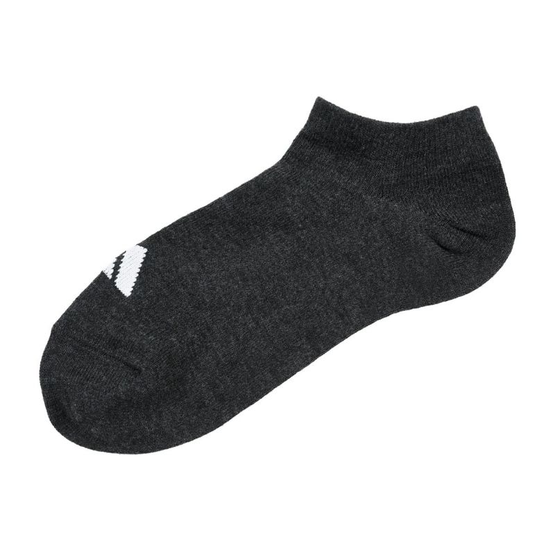 【アディダス】3足組靴下DEO無地ワンポイントスニーカー丈つま先かかと補強(06085W)