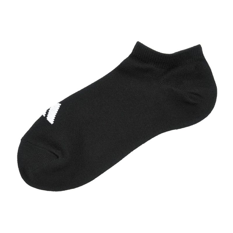 【アディダス】3足組靴下DEO無地ワンポイントスニーカー丈つま先かかと補強(06085W)