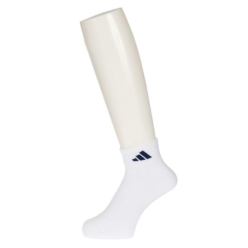 【アディダス】3足組靴下DEO無地ワンポイントショート丈つま先かかと補強(06088W)