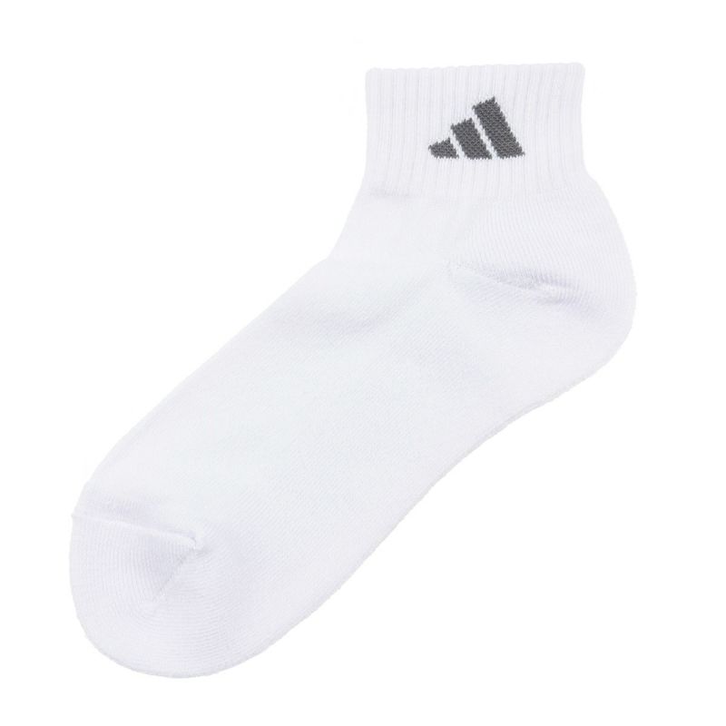 【アディダス】3足組靴下DEO無地ワンポイントショート丈つま先かかと補強(06088W)