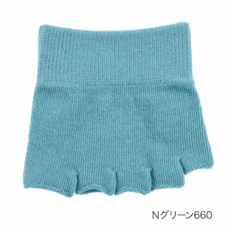 【fukuskeFUN(フクスケファン)】靴下無地パーツつま先なし5本指靴擦れ防止(3162-76N)