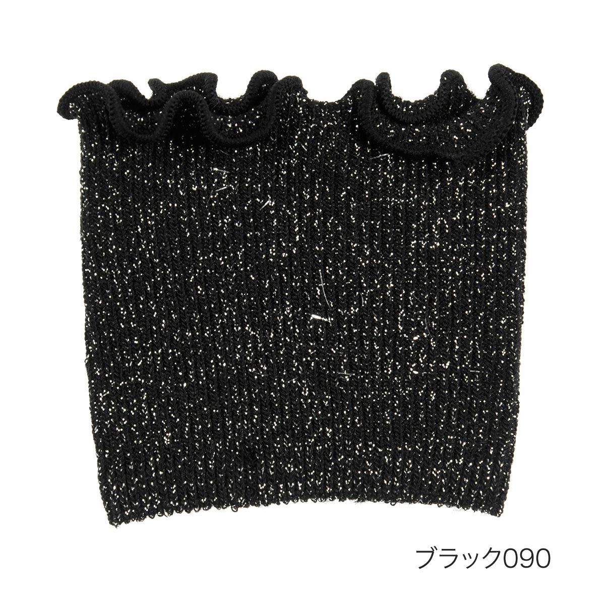 【fukuskeFUN(フクスケファン)】靴下無地ラメパーツメロー靴擦れ防止(3162-77N)