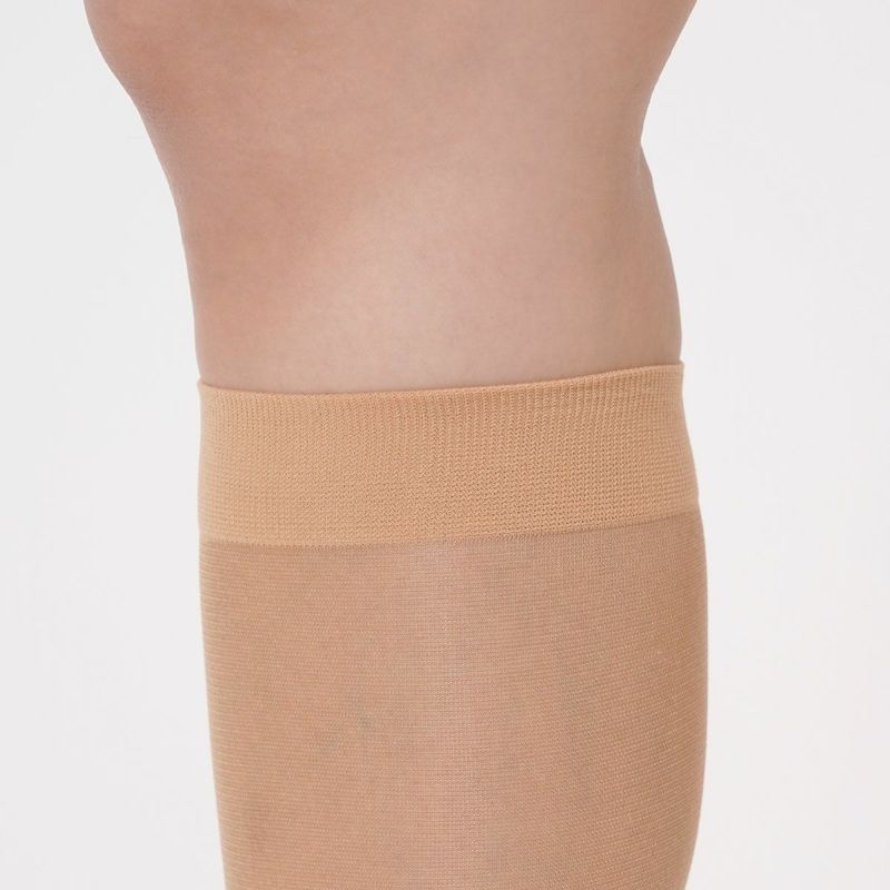 【HODOHADA(ほどはだ)：HIYAHADA】ショートストッキング無地ひざ下丈接触冷感糸(310-2001)