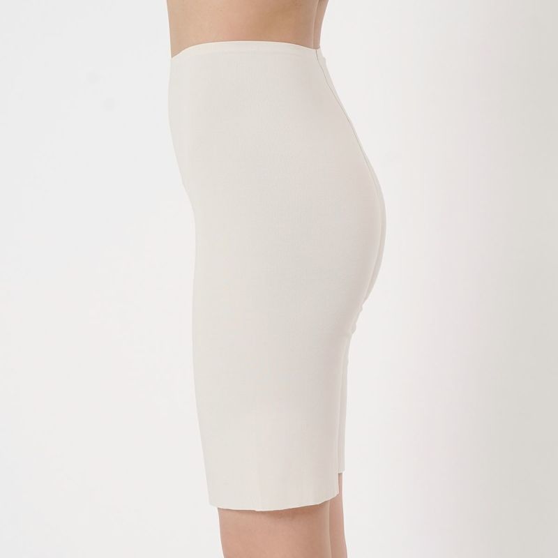 【満足美涼活】インナーボトム天然素材シリーズ無地5分丈サイド部分圧着仕様(37-4541F)