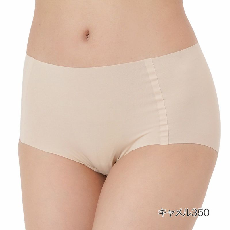 【満足】ショーツシームレスショーツ無地スタンダード(37-6615)