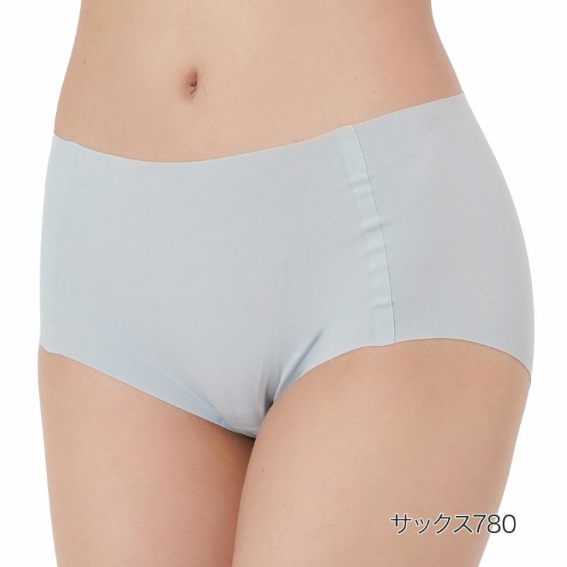 【満足】ショーツシームレスショーツ無地スタンダード(37-6615)