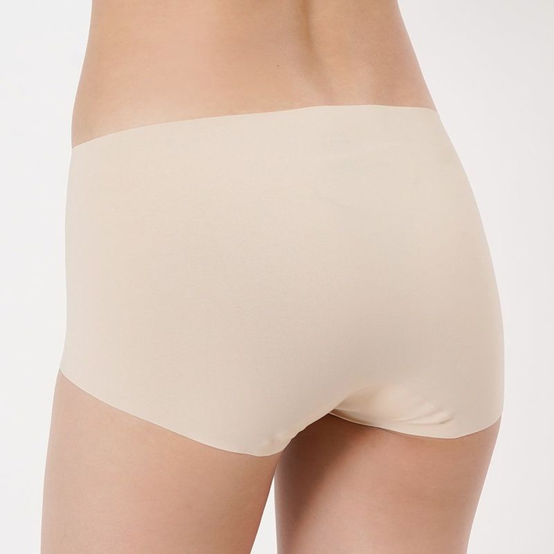 【満足】ショーツシームレスショーツ無地ボクサー(37-6616)