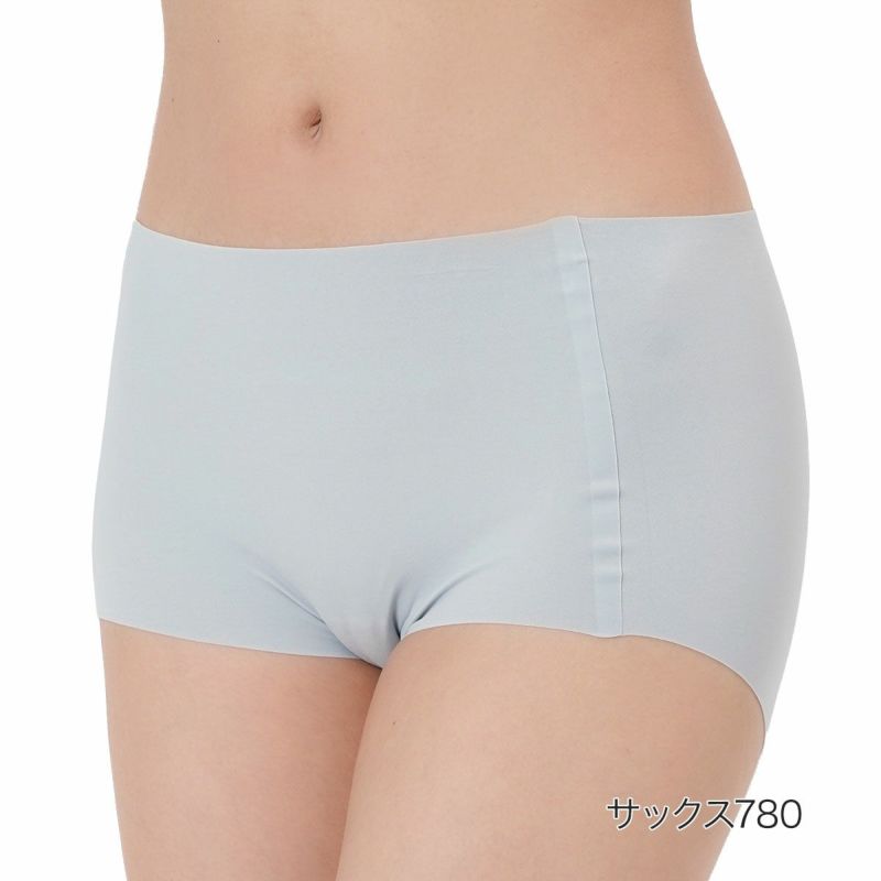 【満足】ショーツシームレスショーツ無地ボクサー(37-6616)