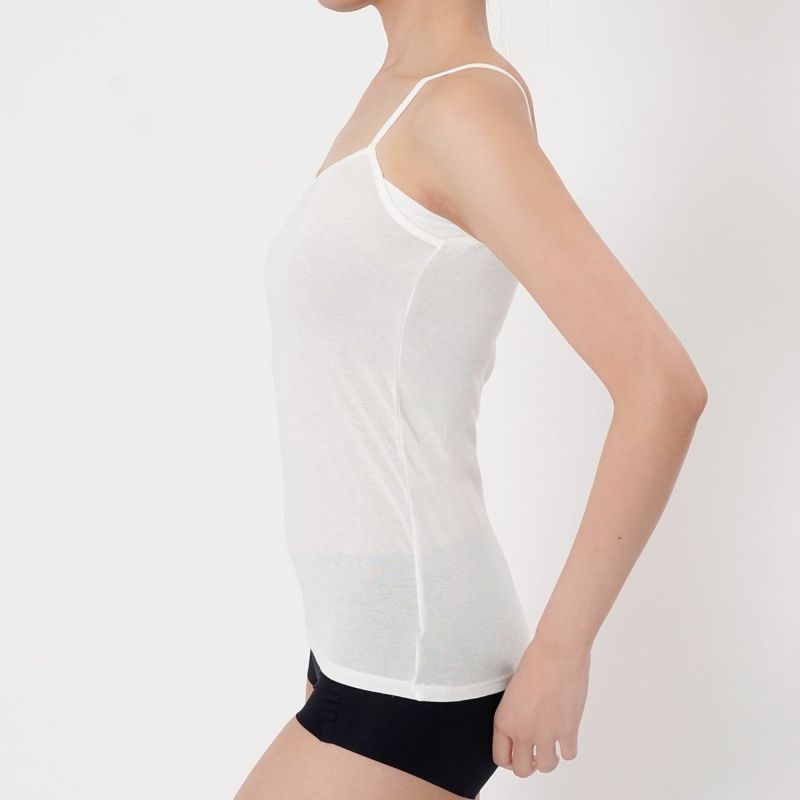 【デイリー満足】キャミソール暑い日私の涼生活無地袖なしレーヨン素材(37V2011)